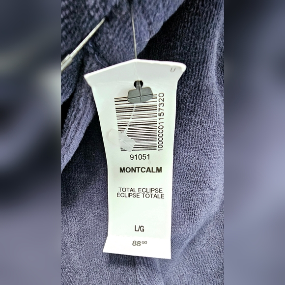 NWT, ARITZIA, TNA Montcalm Velour Jogger, Size Large 10 12 14, Navy Blue - Picture 7 of 7